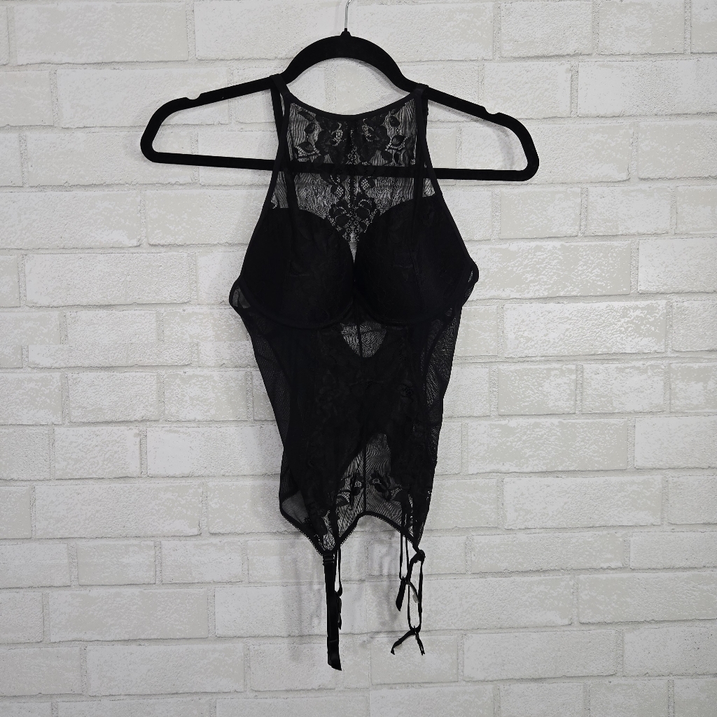 "Diane" Lace Teddy Nightgown